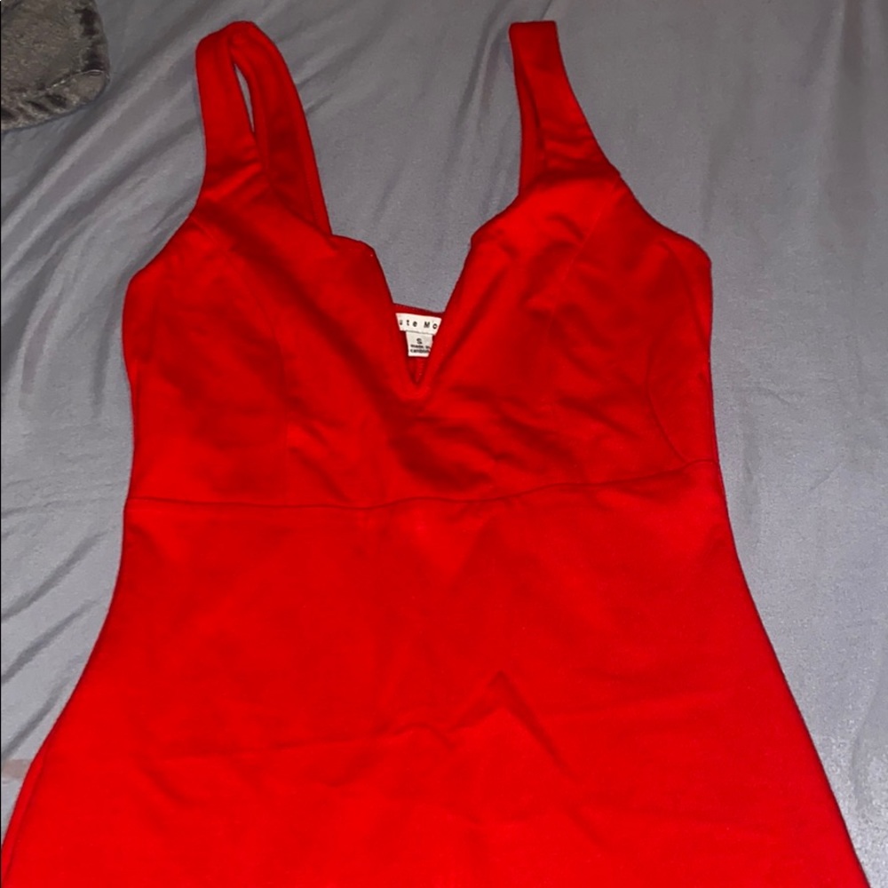 Red dress